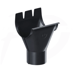 Lej spustowy stalowy 125/90 firmy KROP kolor czarny